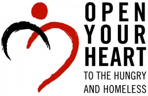 Open Your Heart to the Hungry and Homeless - logo