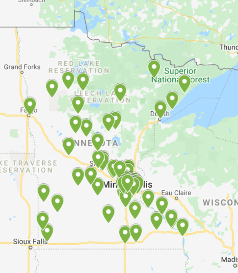 map of farmers market locations